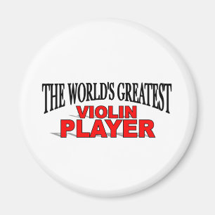 Der bestste die Violinen-Spieler der Welt Magnet