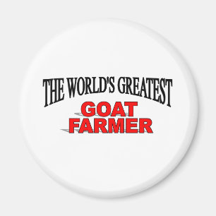 Der bestste die Ziegen-Bauer der Welt Magnet