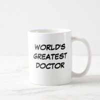 Der bestste Doktor" Tasse "der Welt