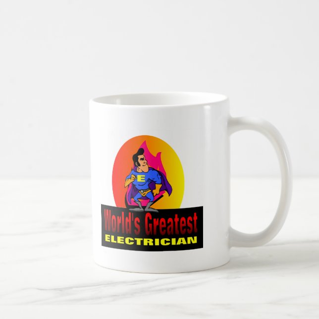 Der bestste Elektriker der Welt Kaffeetasse (Rechts)