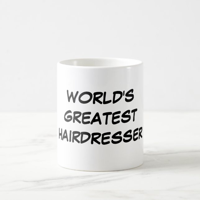 Der bestste Friseur-" Tasse "der Welt (Mittel)