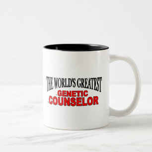 Der bestste genetische Ratgeber der Welt Zweifarbige Tasse