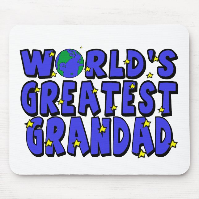 Der bestste Grandad    der Welt Mousepad (Vorne)