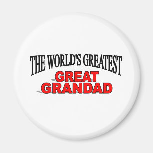 Der bestste große Grandad der Welt Magnet