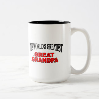 Der bestste große Großvater der Welt Zweifarbige Tasse