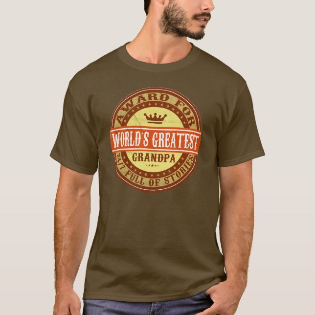 Der bestste Großvater der Welt T-Shirt (Vorderseite)