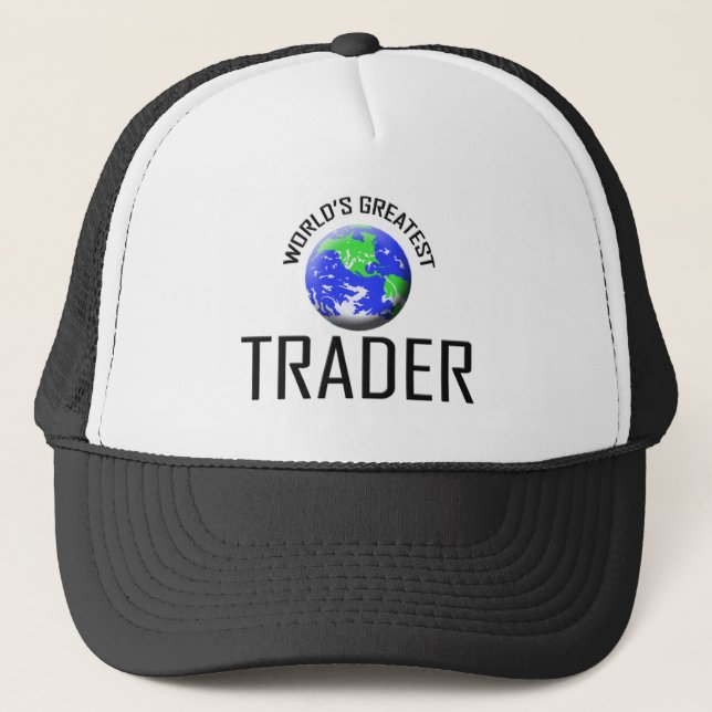 Der bestste Händler der Welt Truckerkappe (Vorderseite)