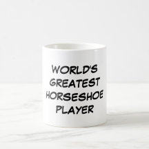 Der bestste Hufeisenspieler-" Tasse "der Welt