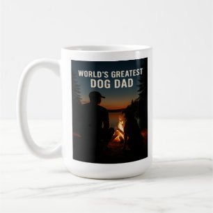 Der Bestste Hund-Vater der Welt - Campfire Edition Kaffeetasse