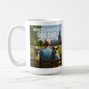 Der Bestste Hunde-Vater der Welt - Coole Crew Edit Kaffeetasse