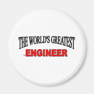 Der bestste Ingenieur der Welt Magnet