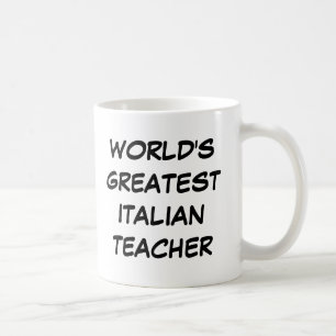 Der bestste italienische Lehrer-" Tasse "der Welt