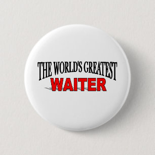 Der bestste Kellner der Welt Button