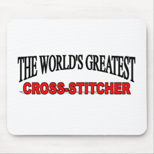 Der bestste Kreuz-Hefter der Welt Mousepad