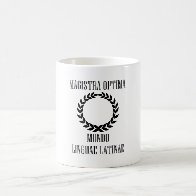 Der bestste lateinische Lehrer der Welt (weiblich) Kaffeetasse (Mittel)
