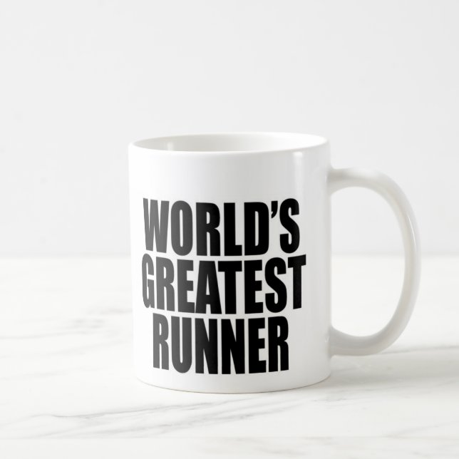 Der bestste Läufer der Welt Kaffeetasse (Rechts)