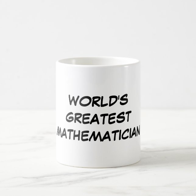 Der bestste Mathematiker-" Tasse "der Welt (Mittel)