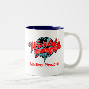 Der bestste medizinische Physiker der Welt Zweifarbige Tasse
