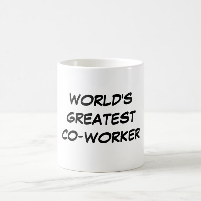 Der bestste Mitarbeiter-" Tasse "der Welt (Mittel)