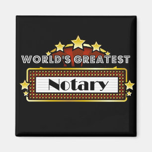 Der bestste Notar der Welt Magnet