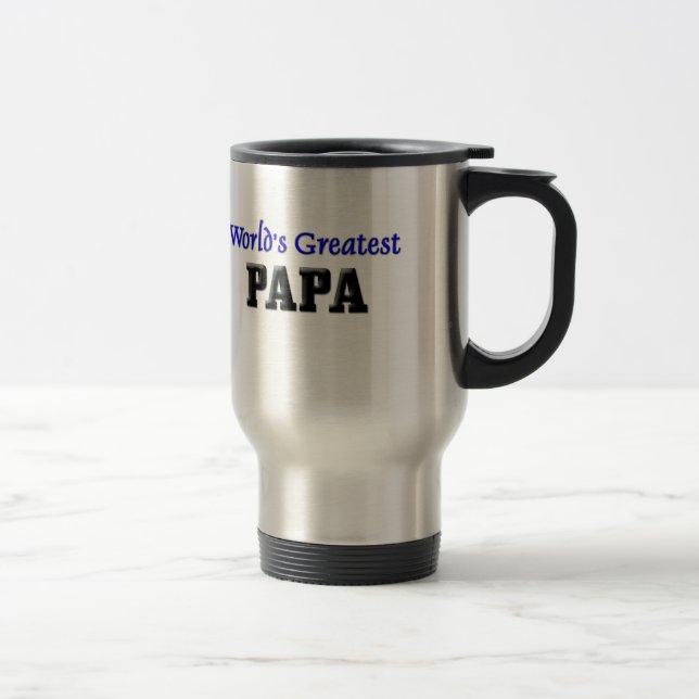 Der bestste Papa der Welt Reisebecher (Rechts)