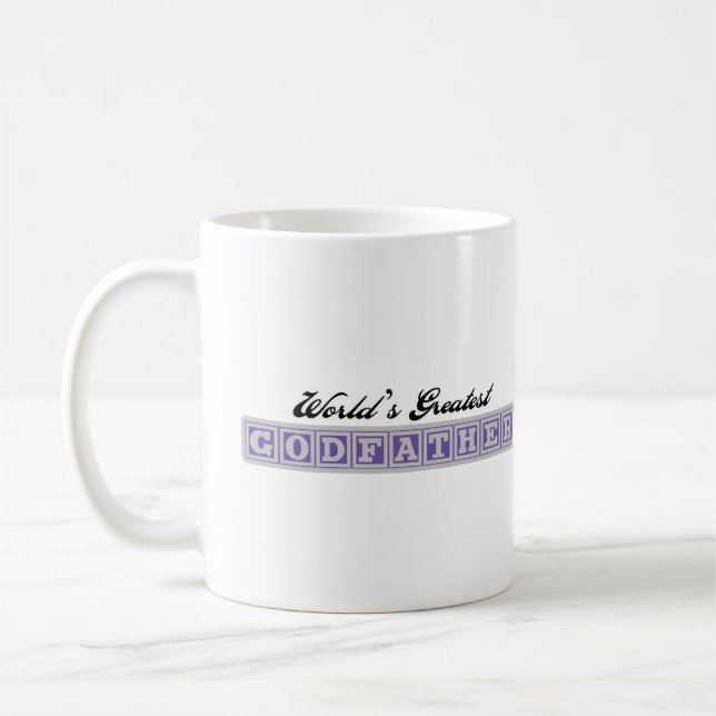 Der bestste Pate der Welt Kaffeetasse (Links)