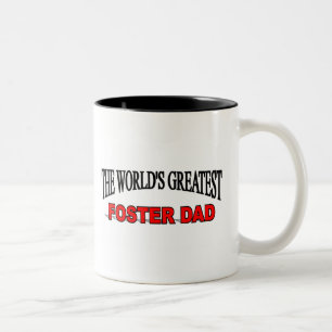 Der bestste PflegeVater der Welt Zweifarbige Tasse