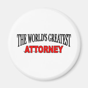 Der bestste Rechtsanwalt der Welt Magnet