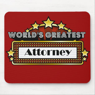 Der bestste Rechtsanwalt der Welt Mousepad