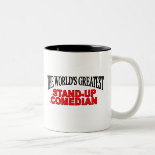Der bestste Schauspieler der Stand-oben der Welt Zweifarbige Tasse