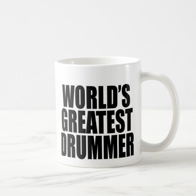 Der bestste Schlagzeuger der Welt Kaffeetasse (Rechts)
