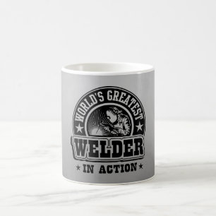 Der bestste Schweißer der Welt in der Aktion Kaffeetasse