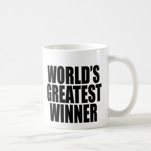 Der bestste Sieger der Welt Kaffeetasse (Rechts)