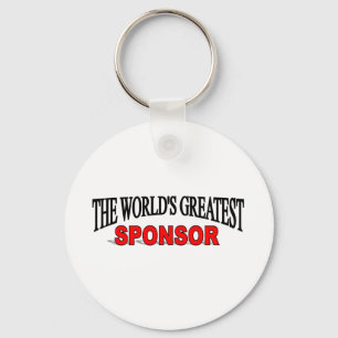 Der bestste Sponsor der Welt Schlüsselanhänger