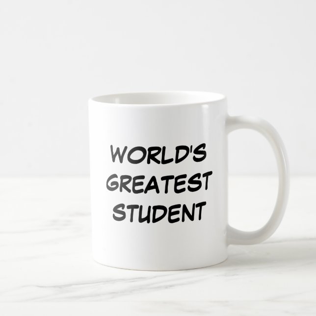 Der bestste Studenten-" Tasse "der Welt (Rechts)