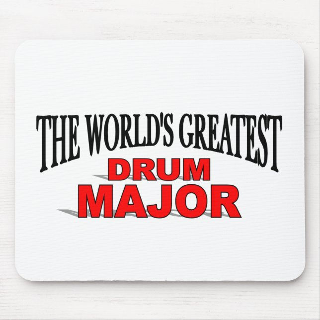 Der bestste Tambourmajor der Welt Mousepad (Vorne)