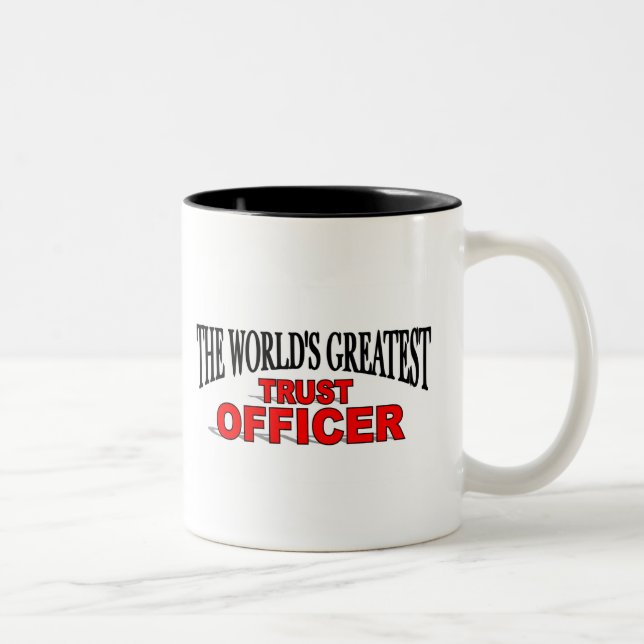 Der bestste Treuhänder der Welt Zweifarbige Tasse (Rechts)