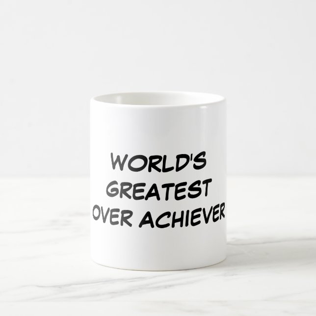 Der bestste Überdurchführer-" Tasse "der Welt (Mittel)