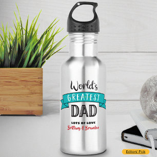 Der Bestste Vater der Welt, Cooles, kühne, moderne Edelstahlflasche