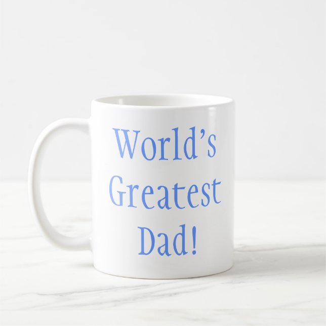 Der bestste Vater der Welt! Kaffeetasse (Links)