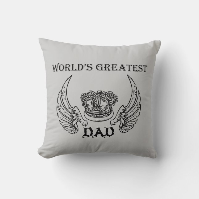 Der bestste Vater der Welt Kissen (Vorderseite)