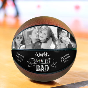 Der Bestste Vater der Welt, kühne Typografie Schwa Basketball