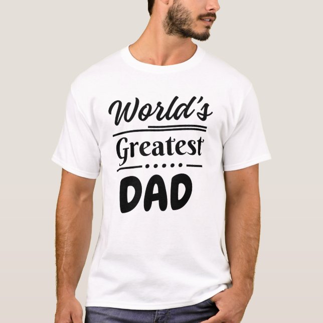 Der bestste Vater der Welt T-Shirt (Vorderseite)