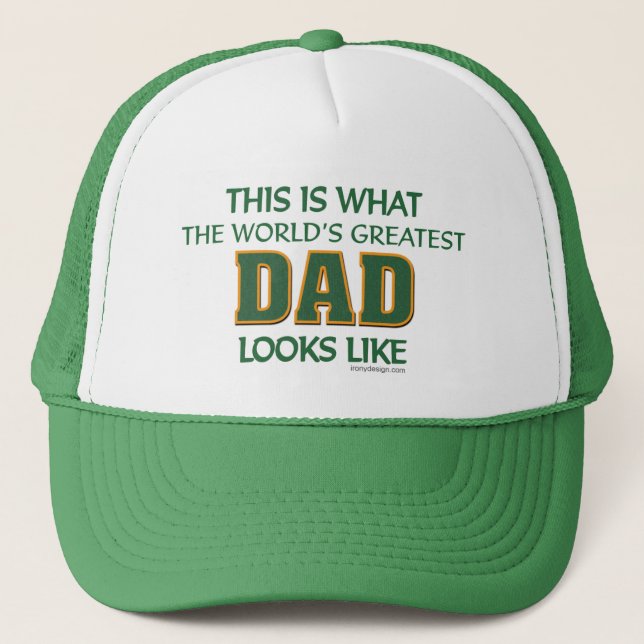 Der bestste Vater der Welt Truckerkappe (Vorderseite)