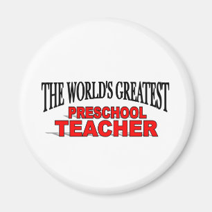 Der bestste Vorschullehrer der Welt Magnet