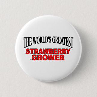 Der bestste Züchter der Welt Erdbeer Button