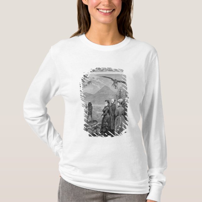 Der Besuch der Königin zum australischen T-Shirt (Vorderseite)