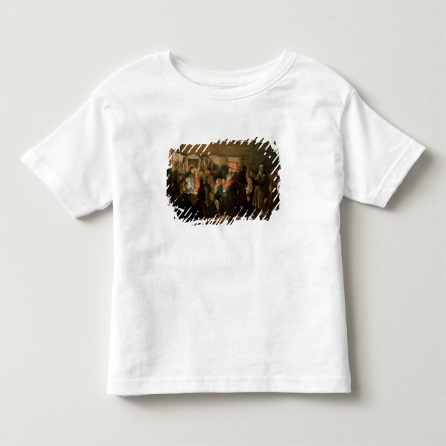 Der Besuch eines Zauberers bei einer Bauernhochzei Kleinkind T-shirt (Vorderseite)