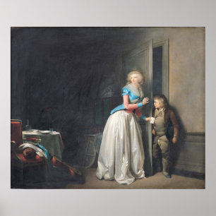 Der Besuch empfangen, 1789 Poster