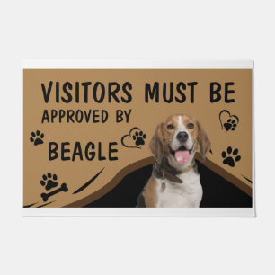 Der Besuch muss vom Beagle Springer genehmigt werd Fußmatte